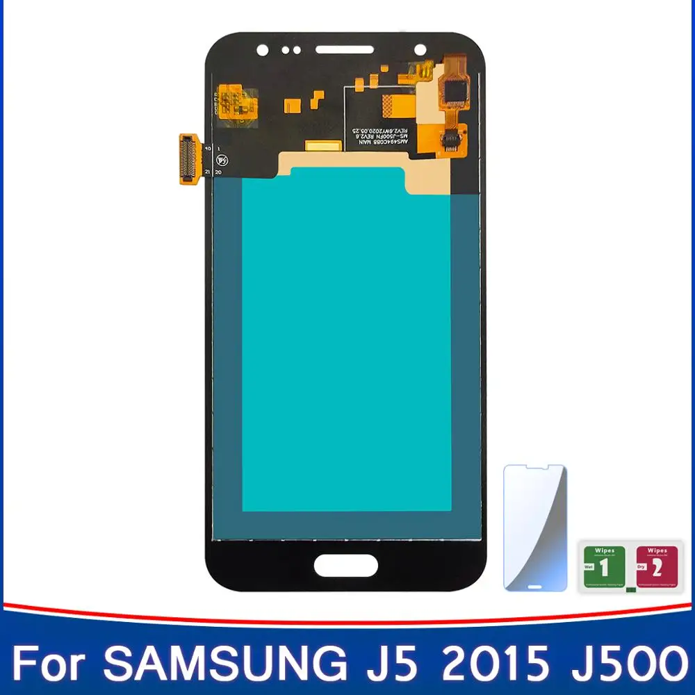 Копировальный Oled ЖК дисплей для Samsung Galaxy J5 J500 J500F J500FN J500M J500H 2015 сенсорный экран в