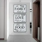 Пищевая промышленность семейную любовь Wall Art любовь дома Плакаты и принты Nordic минималистское полотно картина на стену или Гостиная