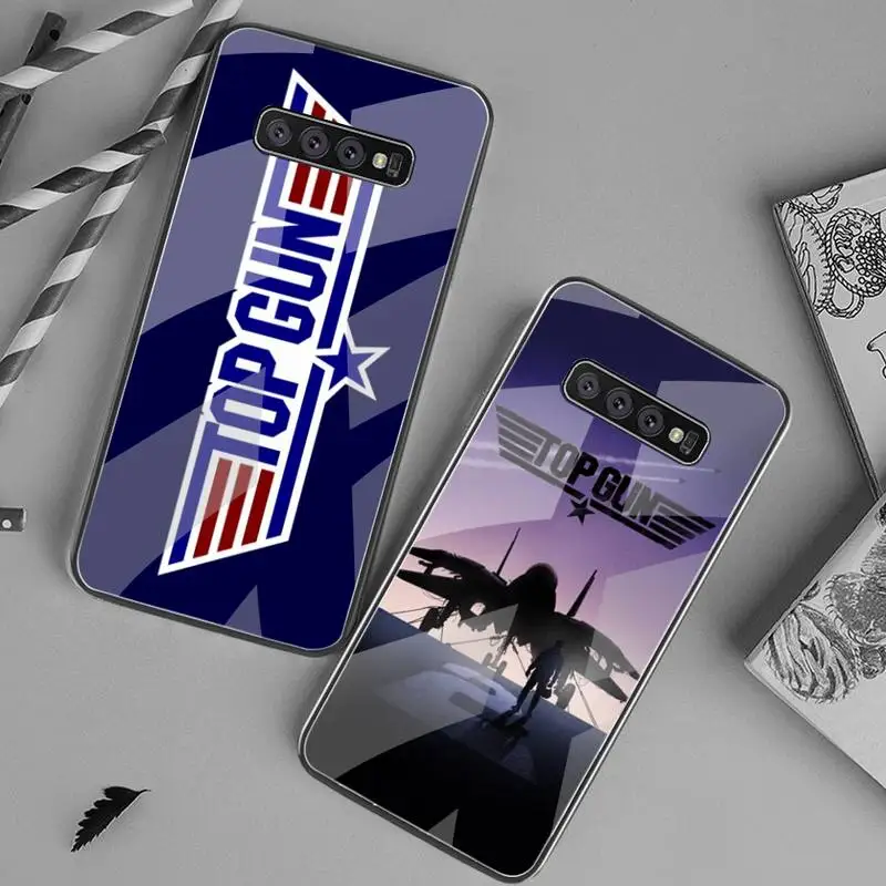 ТВ серии Топ пистолет постер чехол для телефона закаленное стекло Samsung S20 Plus S7 S8 S9