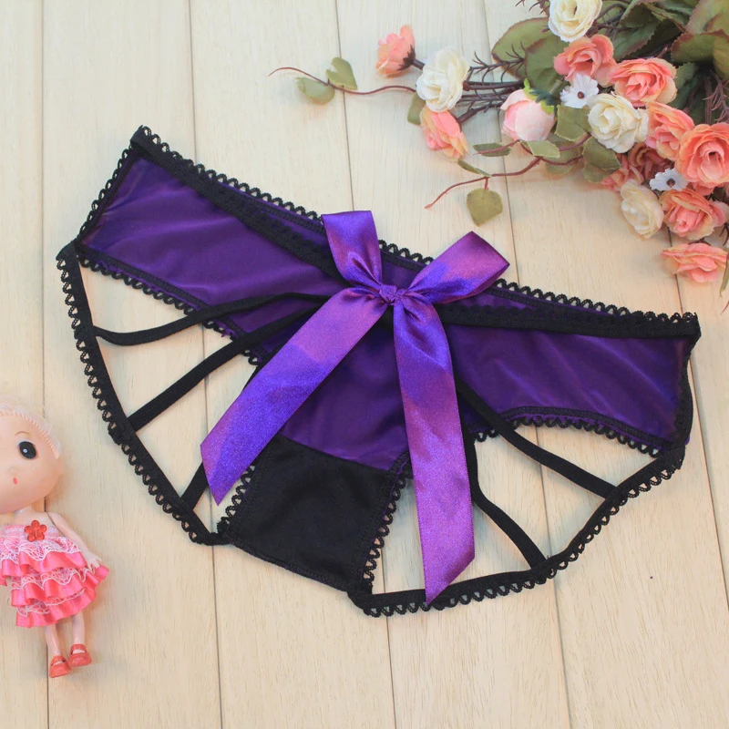 

ms ragdoll Sexy Women Cotton G String Thongs Low Waist Sexy Panties Ladies' Seamless Underwear Black Panties Lingerie Thong