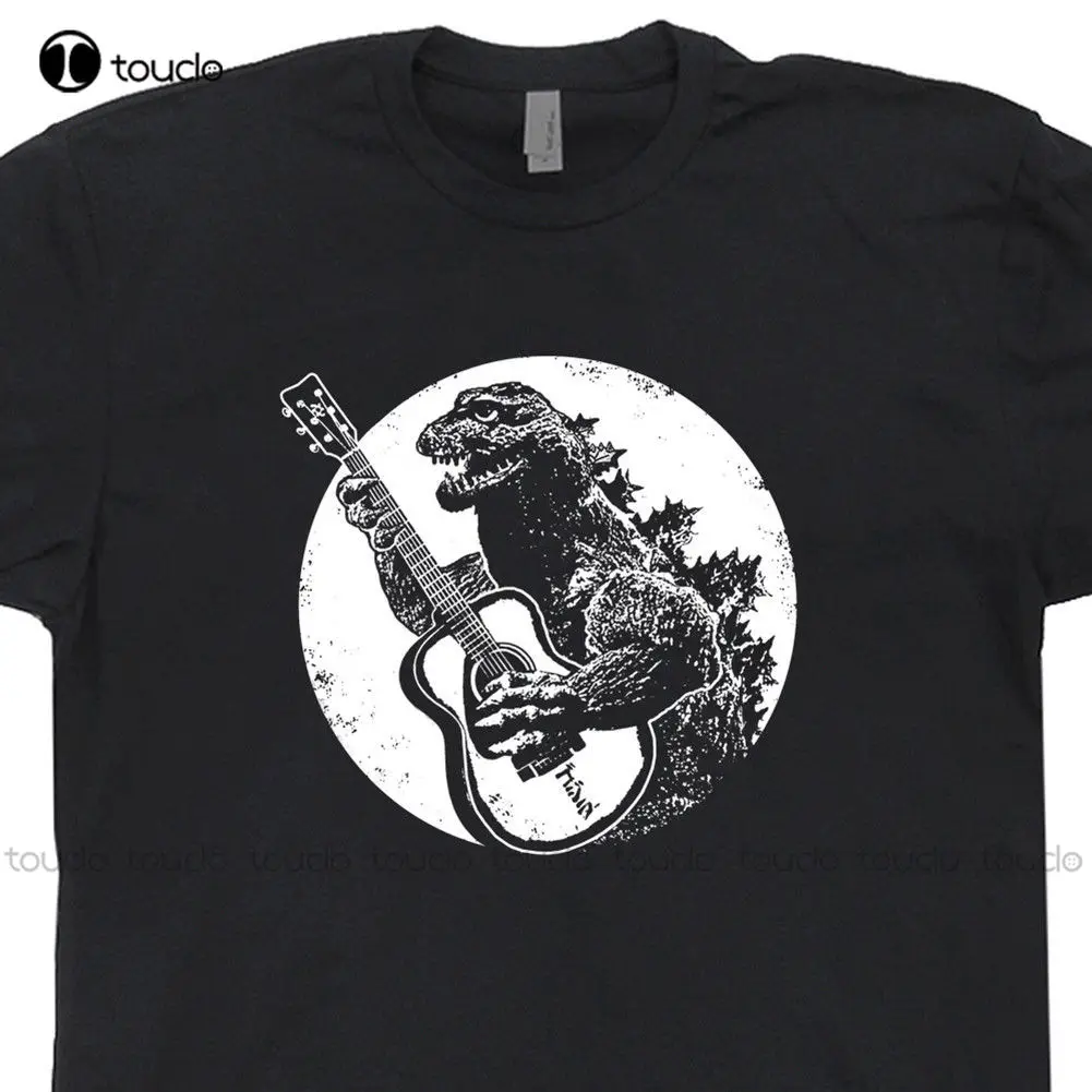 

Tops Cool T Shirt Dinosaur Guitar T Shirt Acoustic Electric 70s 80s Bass Tokyo Japan Graphic Tee O-Neck Tshirt Homme