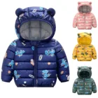 2021 детское зимнее повседневное хлопковое пальто для малышей, детские зимние пальто для мальчиков и девочек, куртка, детская Толстая зимняя толстовка на молнии с ушками, одежда