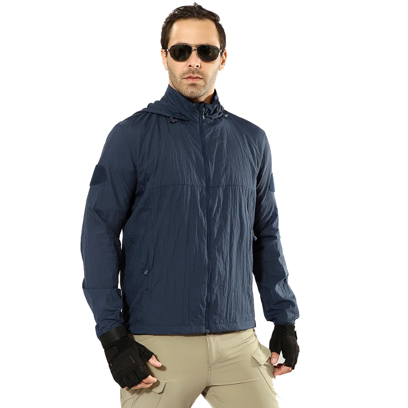 Куртка мужская Тонкая водонепроницаемая армейская ветровка в стиле милитари