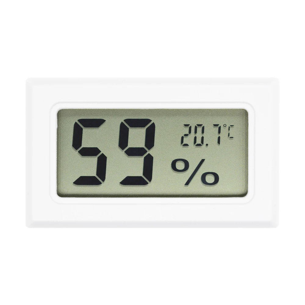 

Mini LCD Digital Thermometer Hygrometer Indoor Outdoor Temperature Home Hygrometer Gauge Sensor Temperature Humidity Meter Tool