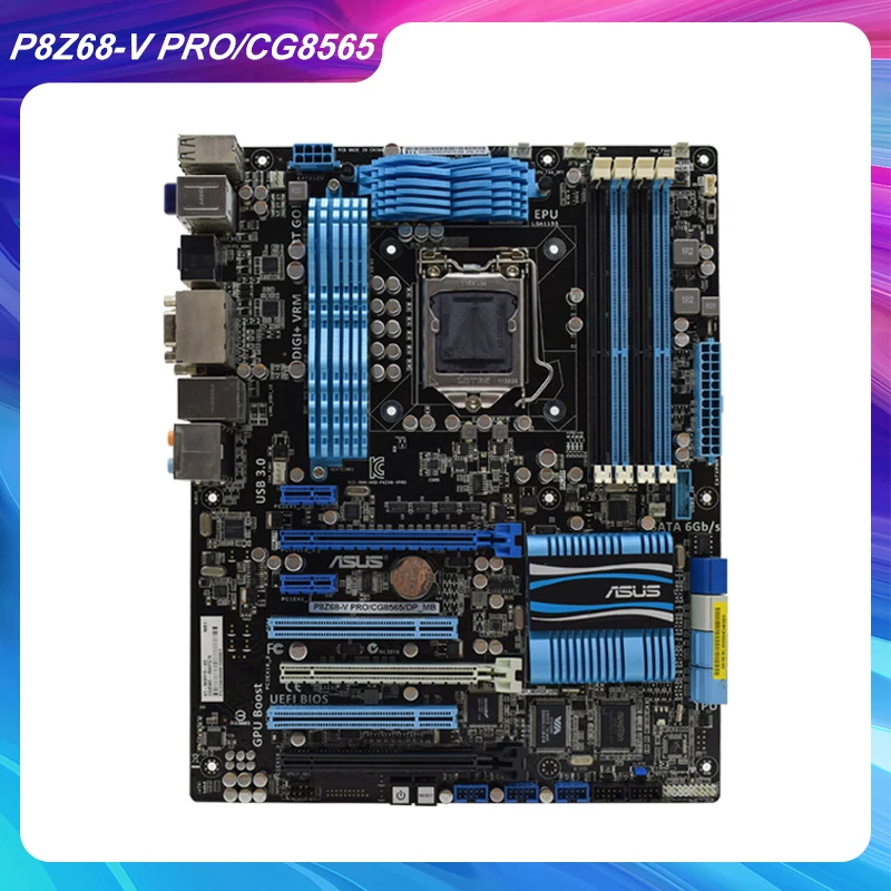 P8Z68 V PRO/CG8565/DP_MB для оригинальный Настольный вентилятор используется материнская