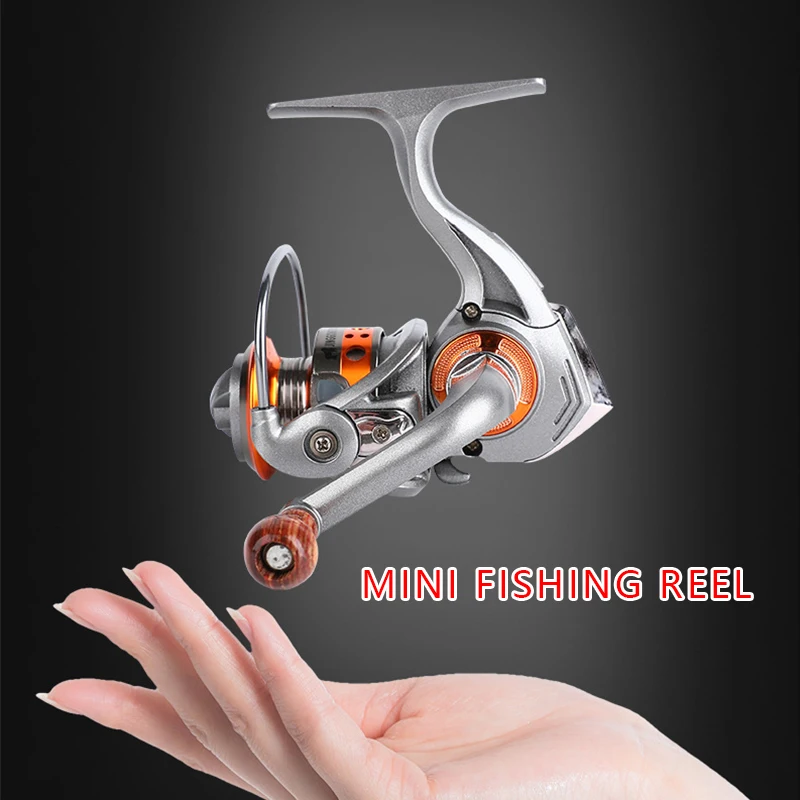 LIDAFISH Brand Mini Fishing Reel Small Spinning Reels 12+1 Ball Bearings 5KG Max Drag 5.2:1 Gear Ratio Metal Spool Fishing Coil enlarge