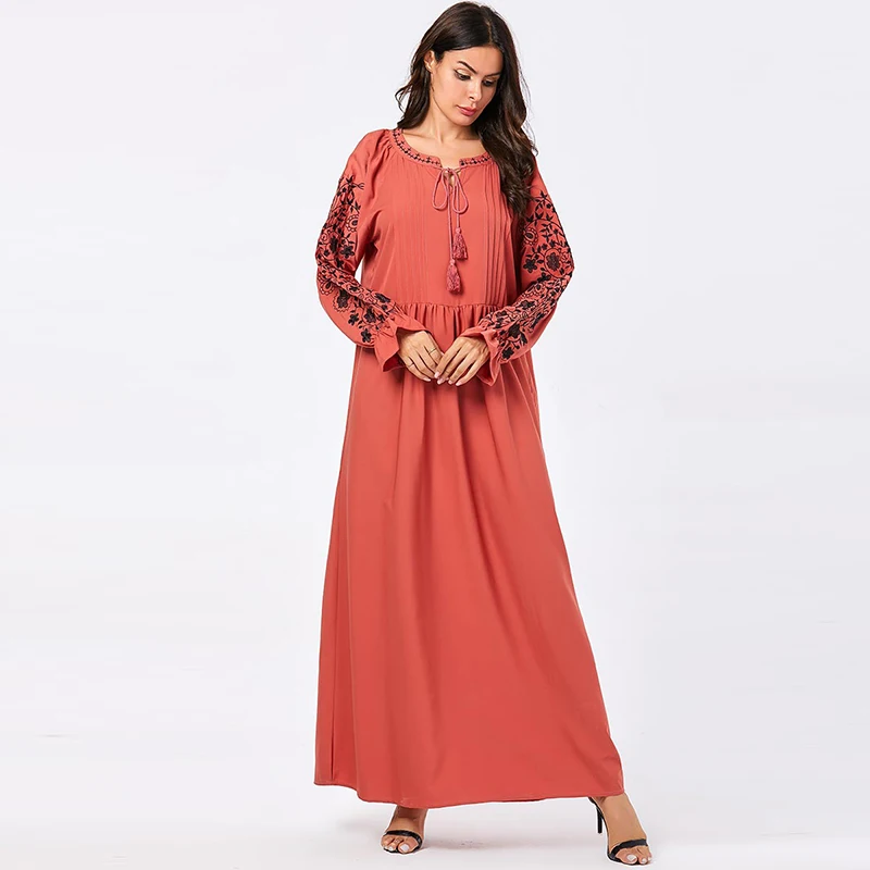 Дубай абайя размера плюс турецкий хиджаб мусульманское платье кафтан Caftan Marocain