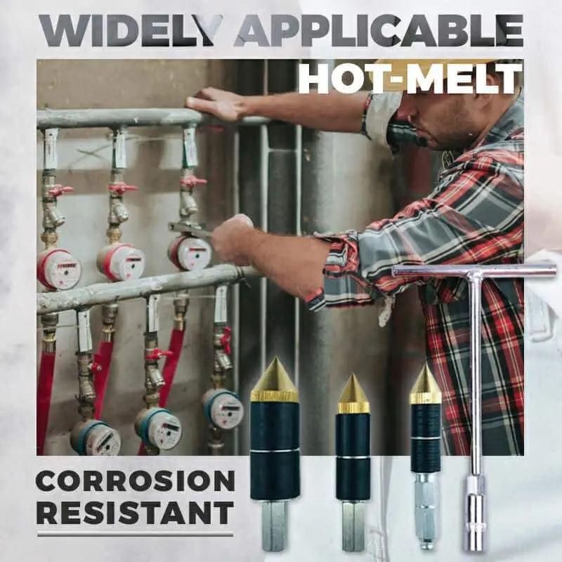 hot melt water stop pin kitchen bathroom ppr tube tunnels plug stainless steel locking hexagon water stopping repair tools free global shipping