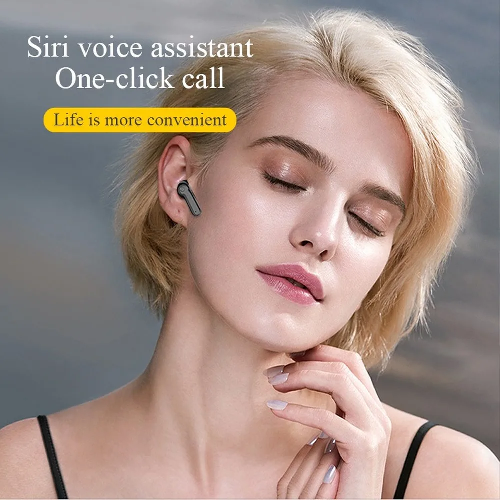 

Sports Bluetooth Headset LED5.0 Mobile Power Digital Display Screen Wireless In-Ear Headset