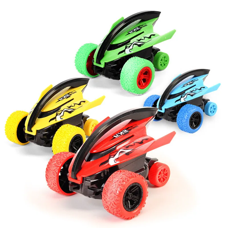 

Креативная пластиковая оттягивающаяся внедорожная модель автомобиля для мальчиков, детский инерционный самосвал, автомобиль, спиннинг, ко...