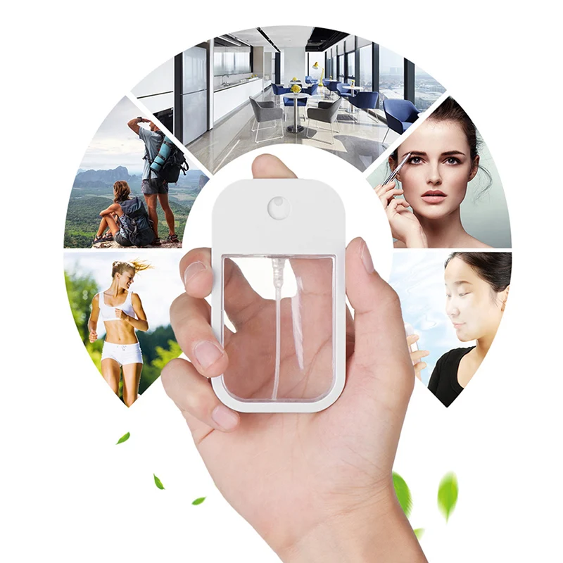 

1Pcs Draagbare Spuitfles Hoge Druk Fijne Nevel Spray Fles Alcohol Ontsmettingsmiddel