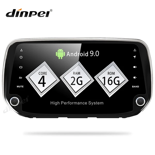 Dinpei " Android 9,0 автомобильный Радио мультимедийный плеер для hyundai Santa Fe santafe автомобильный Радио gps навигация mp5 wifi - Цвет: Santa Fe mulitimedia