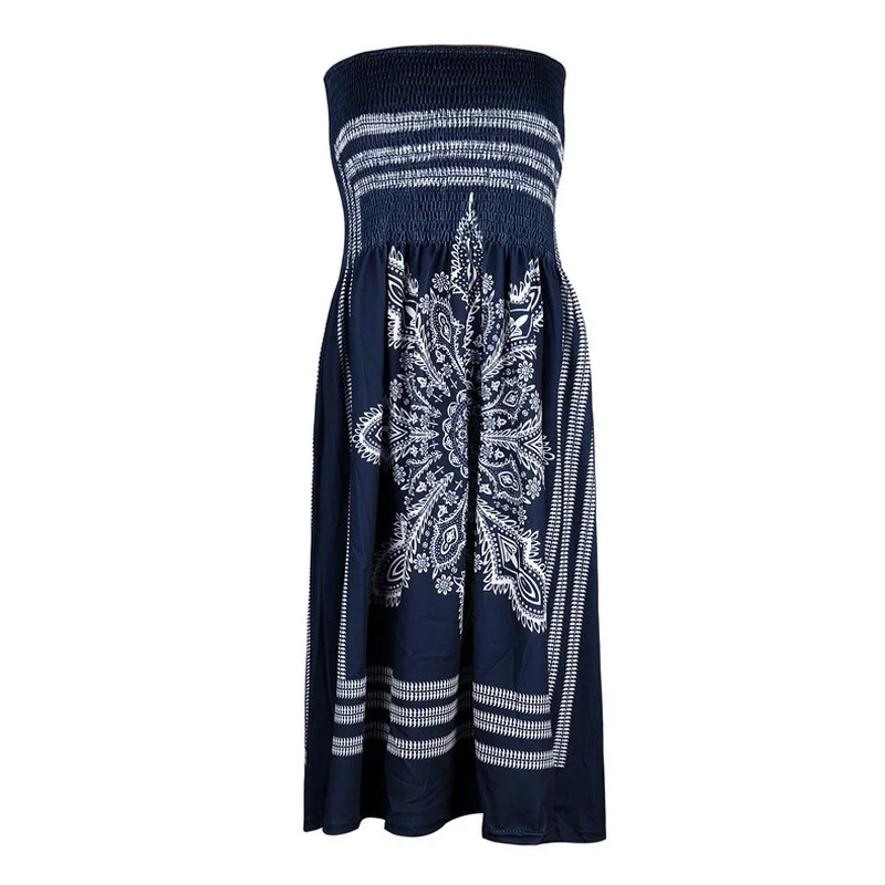 

New Women's Clothes Retro Printed Bra Dress Women's Summer 2021 Streetwear