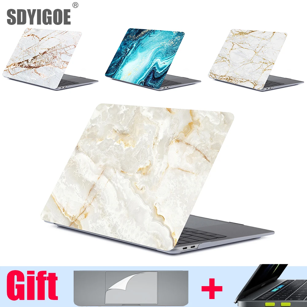 Мраморный чехол для ноутбука APPle MacBook Pro13 A2289 A2159 A1989 Air13 A2237 A1932 11 12 13 15 16 дюймов