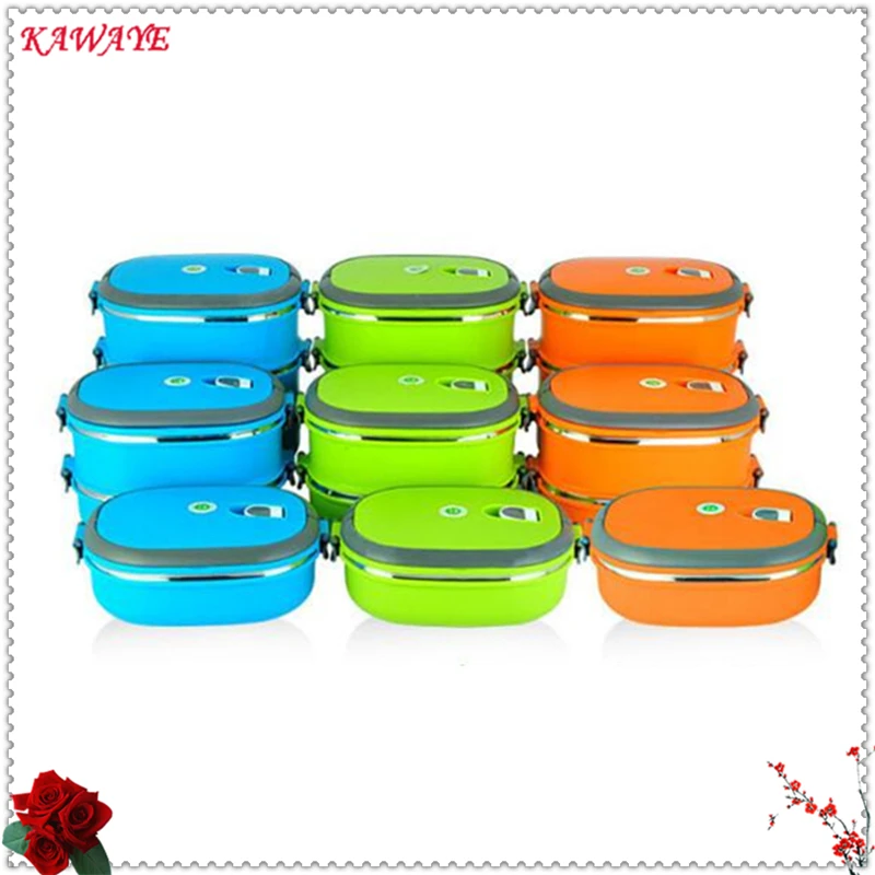 1 Набор ланч для бэнто пикника жестяная банка хранения пищи многослойная