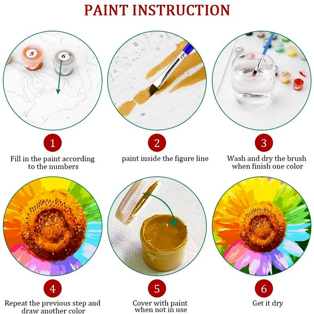 

Hot Air Balloon Oil Painting By Number Diy Paint Decompression Hand-Painted Landscape Color Decorative Picture By Numbers