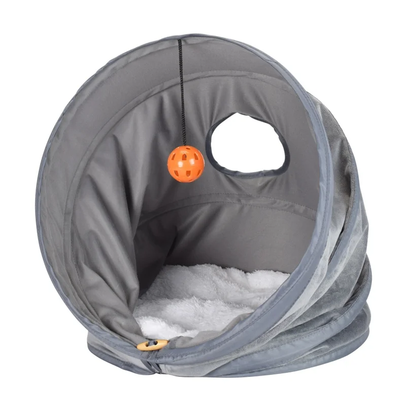Спальный мешок для питомца кошки/собаки домик с милым рисунком котенок щенок