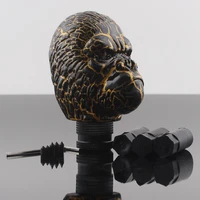 universal car manual ape head crack style stick gear shift knob shifter for sedan coupe crossover wagon hatchback truck suv