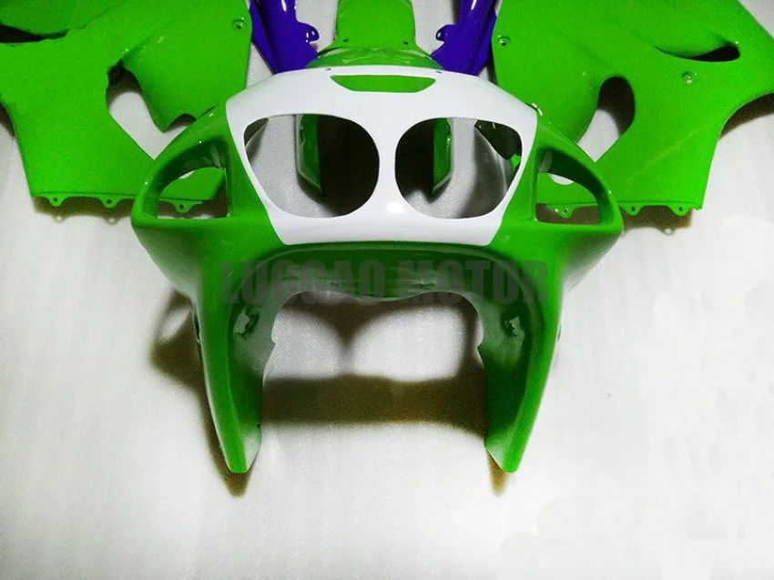 

Fairings kit for Kawasaki Ninja Green Blue 1996 1997 1998 1999 2000 2001 2002 2003 ZX-7R bodywork fairing kits ZX7R 96-03