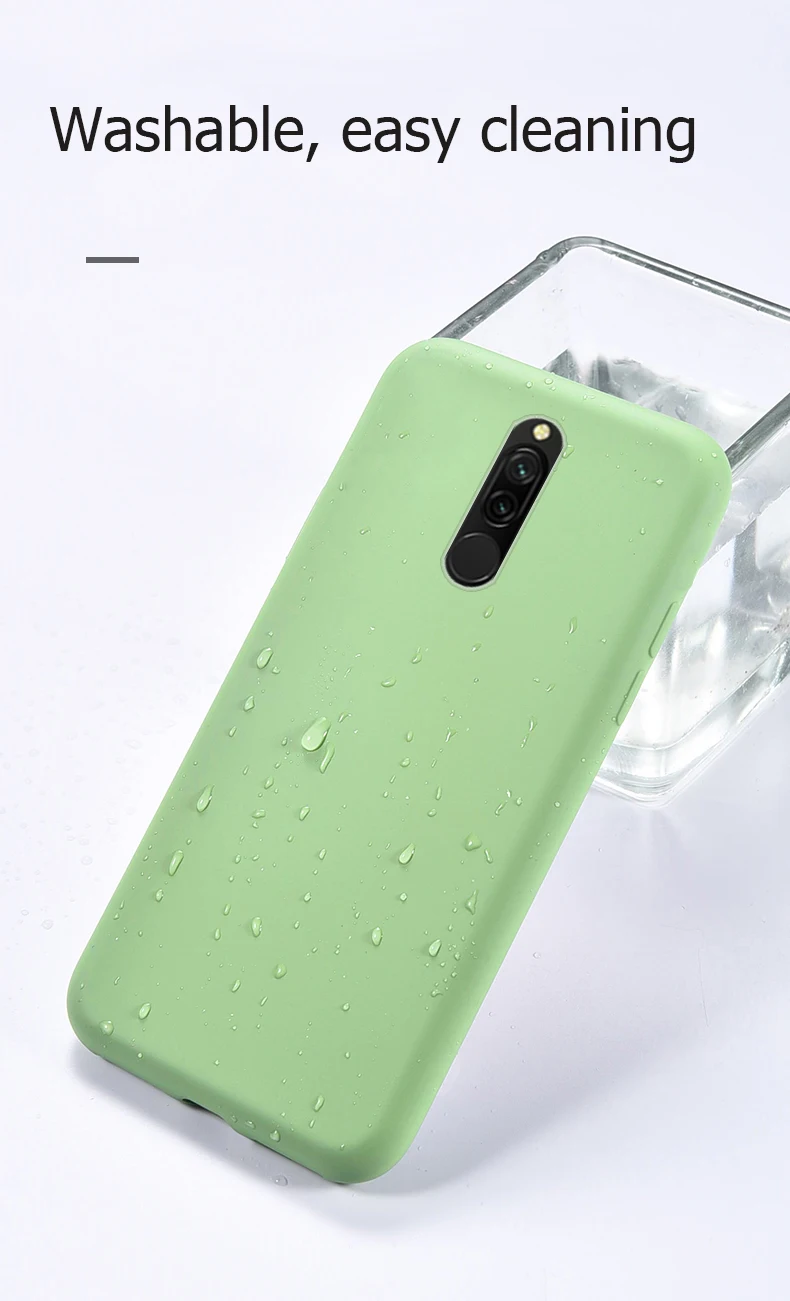 Жидкий силиконовый чехол для Redmi 8, 8A, чехол-бампер, противоударный чехол, мягкий ТПУ чехол для телефона, для Xiaomi Redmi 8, 8A, 8 a, чехол Global
