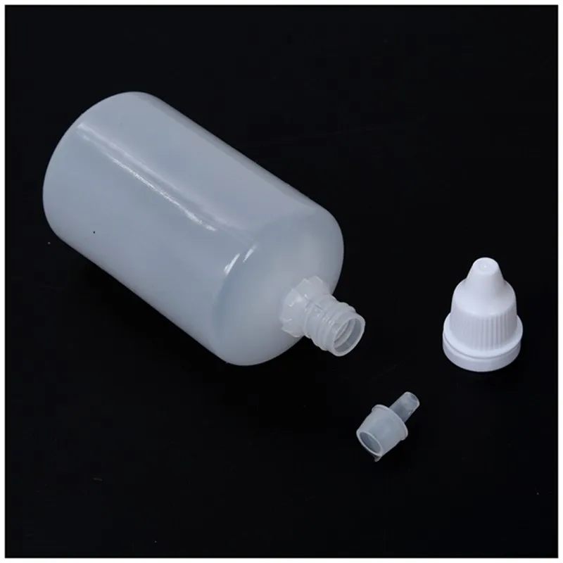 Pack of 50 Plastic LDPE Squeezable Dropper Bottles Eye Liquid Empty New (100ml capacity) | Красота и здоровье