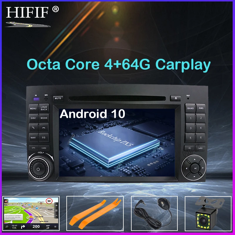 DVD плеер DSP Android 10 4G/2G IPS 2 din для Benz Sprinter B200 W209 W169 W245 B170 Vito W639 Viano Crafter LT3G|Автомагнитолы|