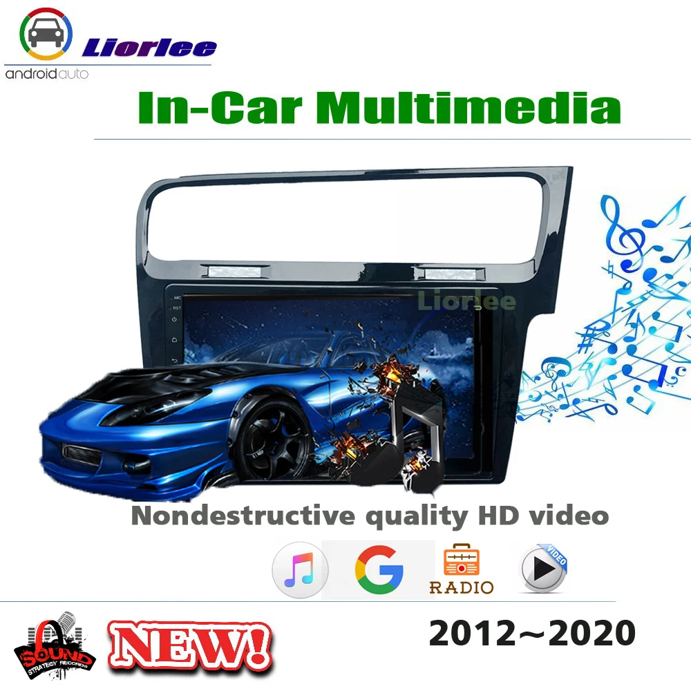 Автомобильный мультимедийный плеер для VW Golf MK7 RHD 2012 ~ 2020 2din Android радио стерео