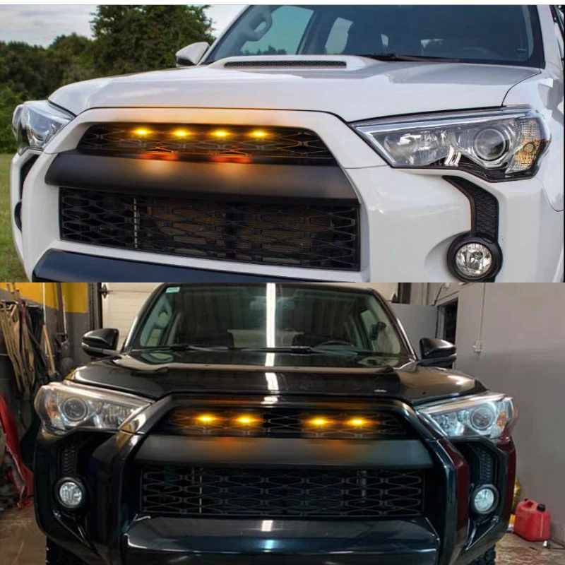 IJDM Янтарная передняя решетка освещения для Toyota 4runner TRD Pro 2014-2019 включая SR5 off-road Limited