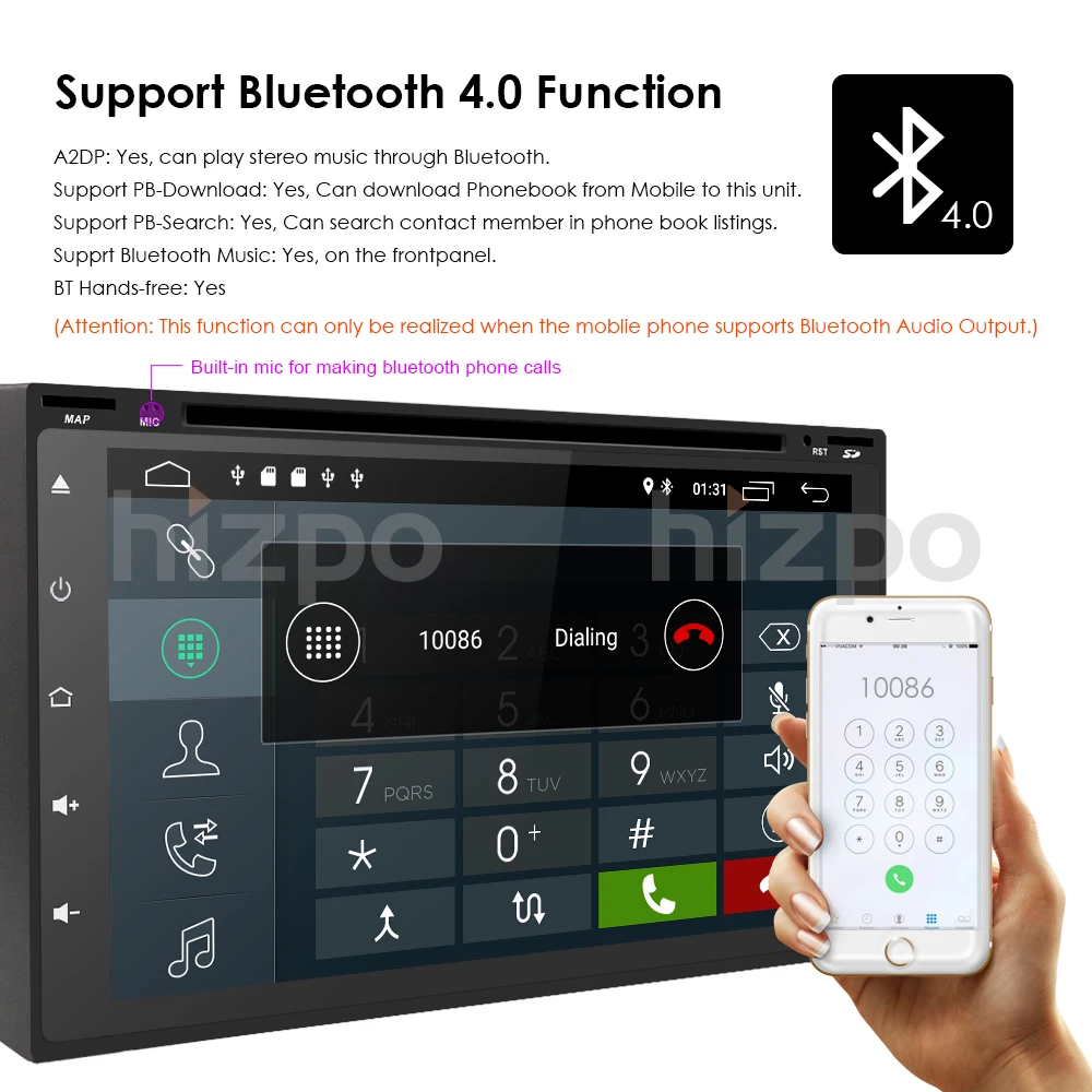 2Din Android 9,0 автомобильный dvd-плеер радио для Nissan Volkswagen TOYOTA Honda KIA hyundai Lada mazda Универсальный Автомобильный gps навигатор dab
