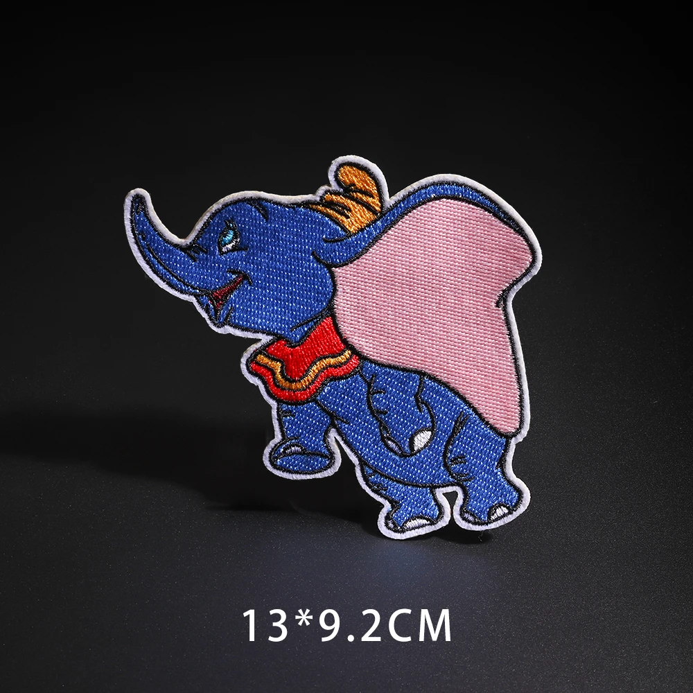 Мультфильм Dumbo нашивки со слонами клеящиеся утюгом украшения Мой сосед Тоторо ткань аппликации 3D Diy милое крыло свободы не лицо значки