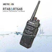 retevis rt648 ip67 waterproof walkie talkie floating pmr radio pmr446 frs ptt 2 way radio for baofeng uv 9r for hunting outdoor
