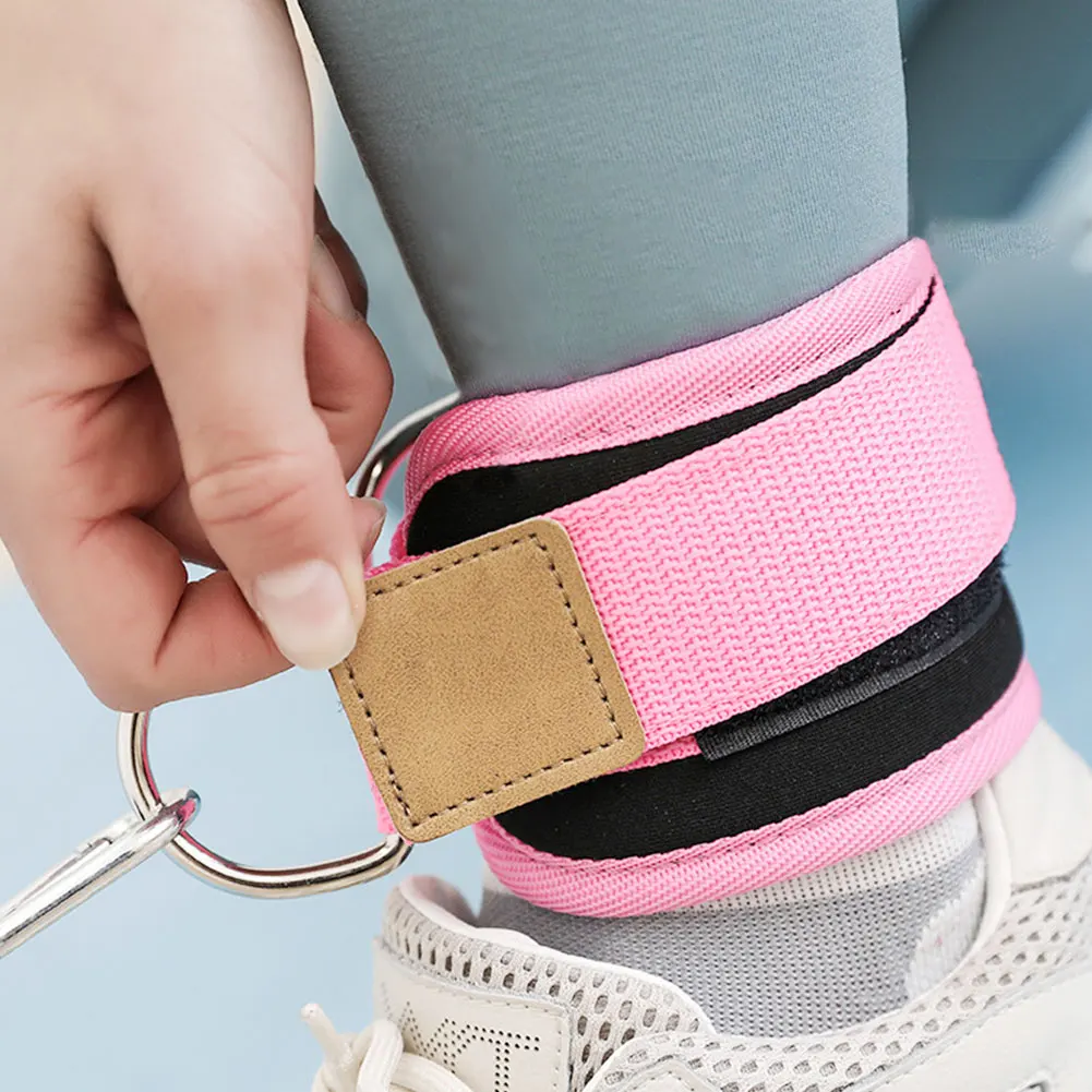 

Resistance Bands with Ankle Straps Cuff with Cable for Attachment Booty Butt Thigh Leg Pulley Strap Lifting Fitness Exercise