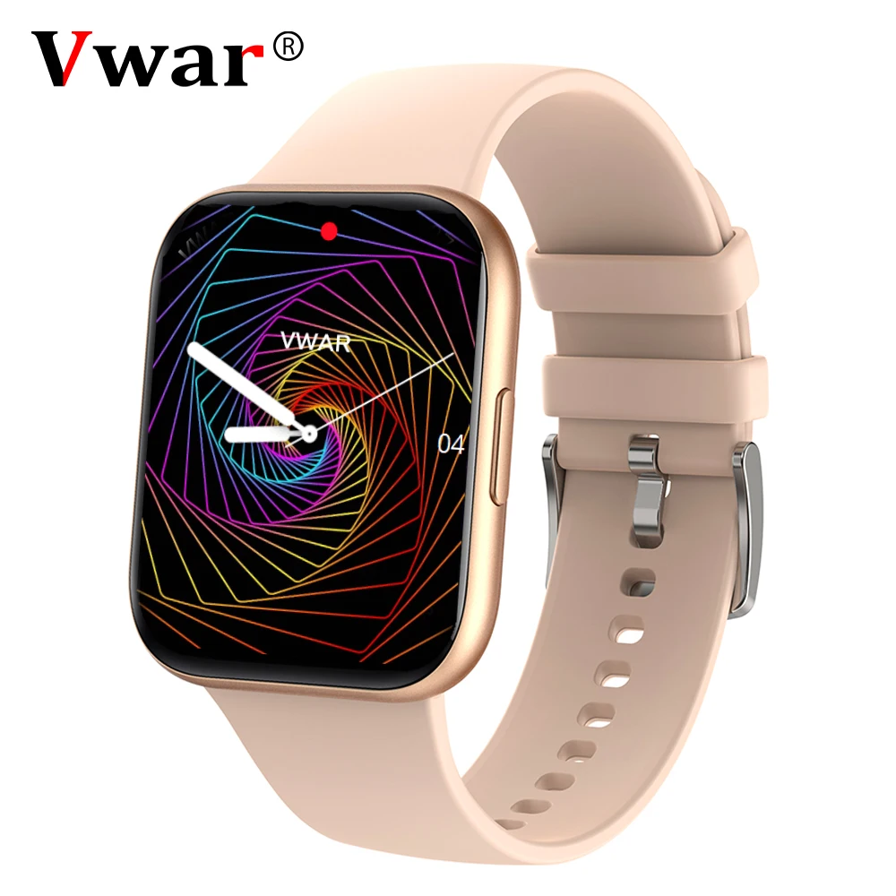 

Vwar 1.69 inch Smart Watch Men IP68 Waterproof Full Touch Sport Fitness Tracker Women Smartwatch for Xiaomi Samsung Apple phone