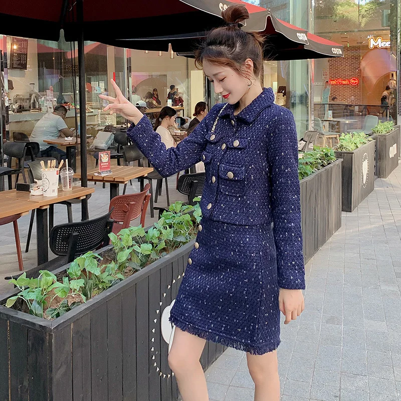 Взлетно посадочной полосы дизайнерские 2019 осенью и зимой Для женщин твид