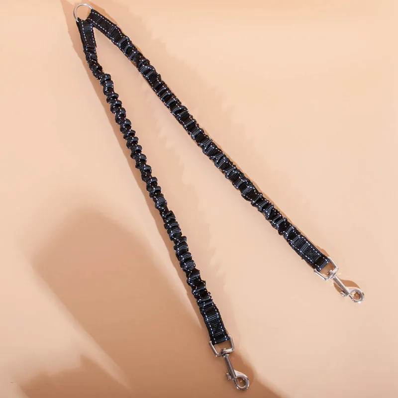 Простой двойной телефон не спутывающийся поводок для двух собак и разветвитель