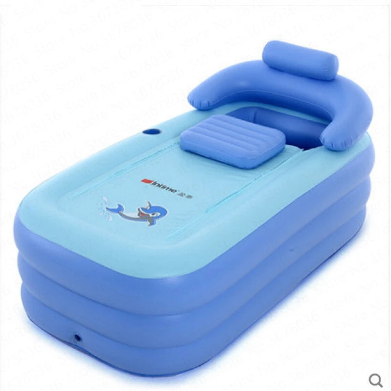 Дешевая складная надувная ванна Пластиковая Складная Ванна для взрослых