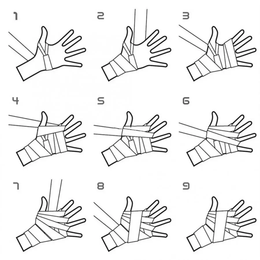 Эластичная хлопковая повязка на руку для бокса спортивный ремень удара пекса