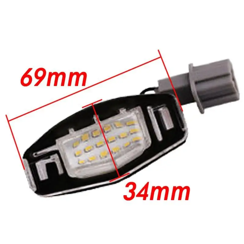 2 шт. 18 LED Автомобильный светильник номерного знака аксессуары для автомобиля