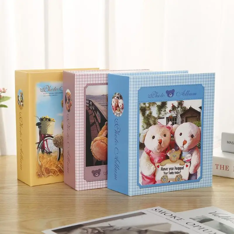 1 шт. 100 листов мультфильм альбом с фотографиями рамка фото Свадьба Дети записная