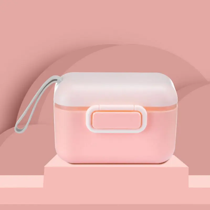 

Formula Dispenser With Scoop Portable Milk Powder Food Storage Container With Lids Snack Cup Airtight Leak Proof Easy
