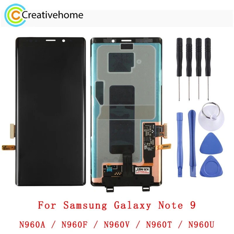 ЖК экран и дигитайзер в сборе с/без рамки для Samsung Galaxy Note9 / N960A N960F N960V N960T N960U|Экраны