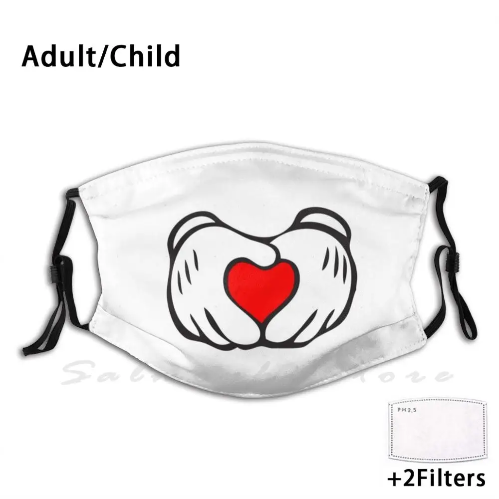 Милое сердце! Фильтры для защиты от пыли взрослых и детей маска сделай сам