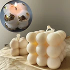 Силиконовая форма сделай сам для свечей, Кубик Рубика, форма для изготовления Ароматических Свечей из соевого воска, форма ручной работы для свечей, мыла, свадебное украшение для дома