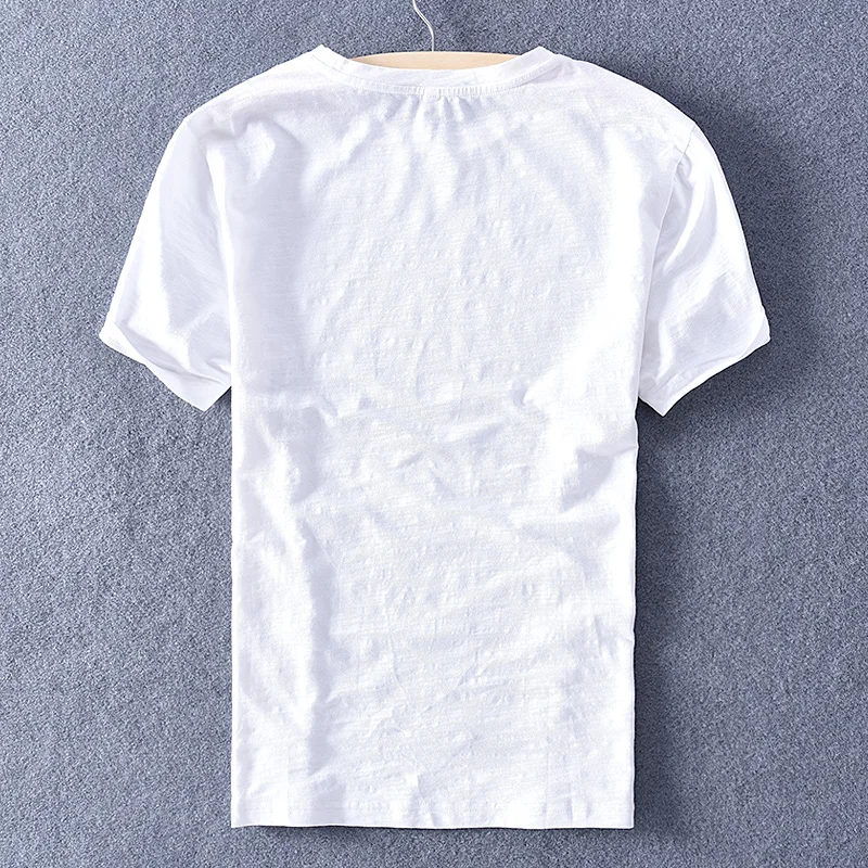 Футболка мужская с коротким рукавом Повседневная модная тенниска круглым