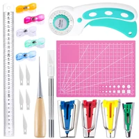 imzay sewing cutting kit rotary cutter knife diy multifunction patchwork quilting tools with ruler sewing machine accessories