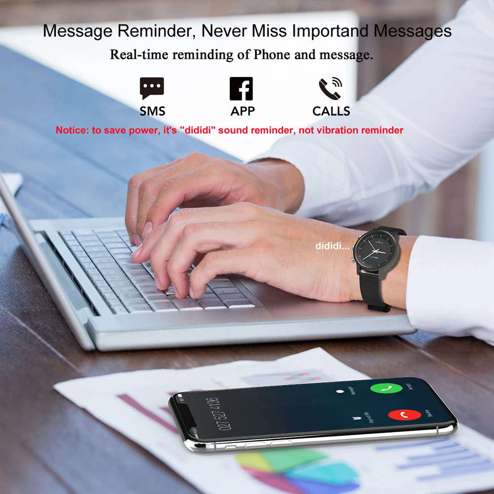 

Smart Watch 5ATM Waterproof SOS Share Location 2 Years Standby Pedometer Sleep Monitor Message Remind Smartwatch Men