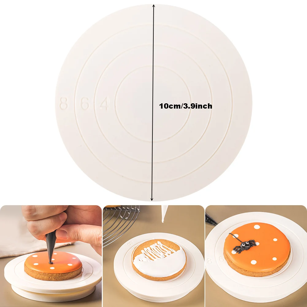 

Cake Decorating Turntable DIY Cake Rotary Table Mini Plastic Fondant Cake Turntable Cake Decorating Supplies
