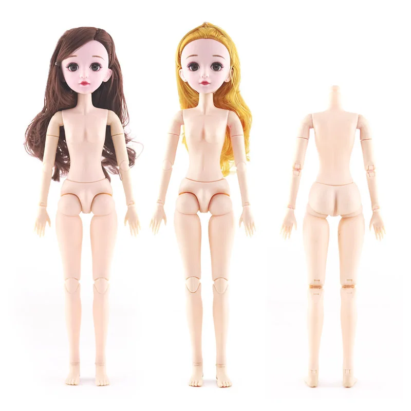 36 см BJD кукла 22 подвижная соединенная Сделай Сам макияж 4D глаза Обнаженная