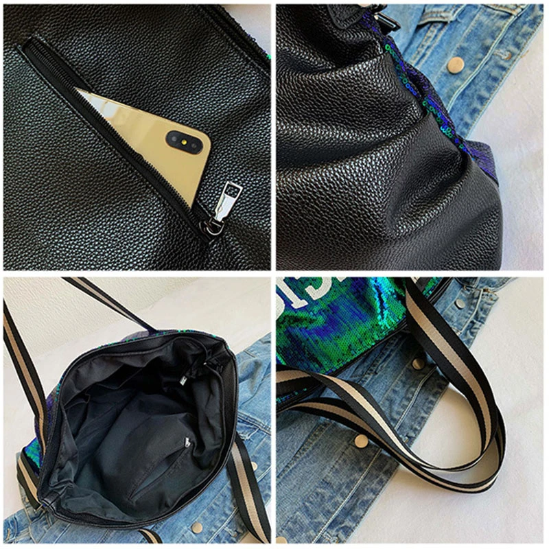 2019 блестки женская спортивная сумка для фитнеса кожаная через плечо дорожная