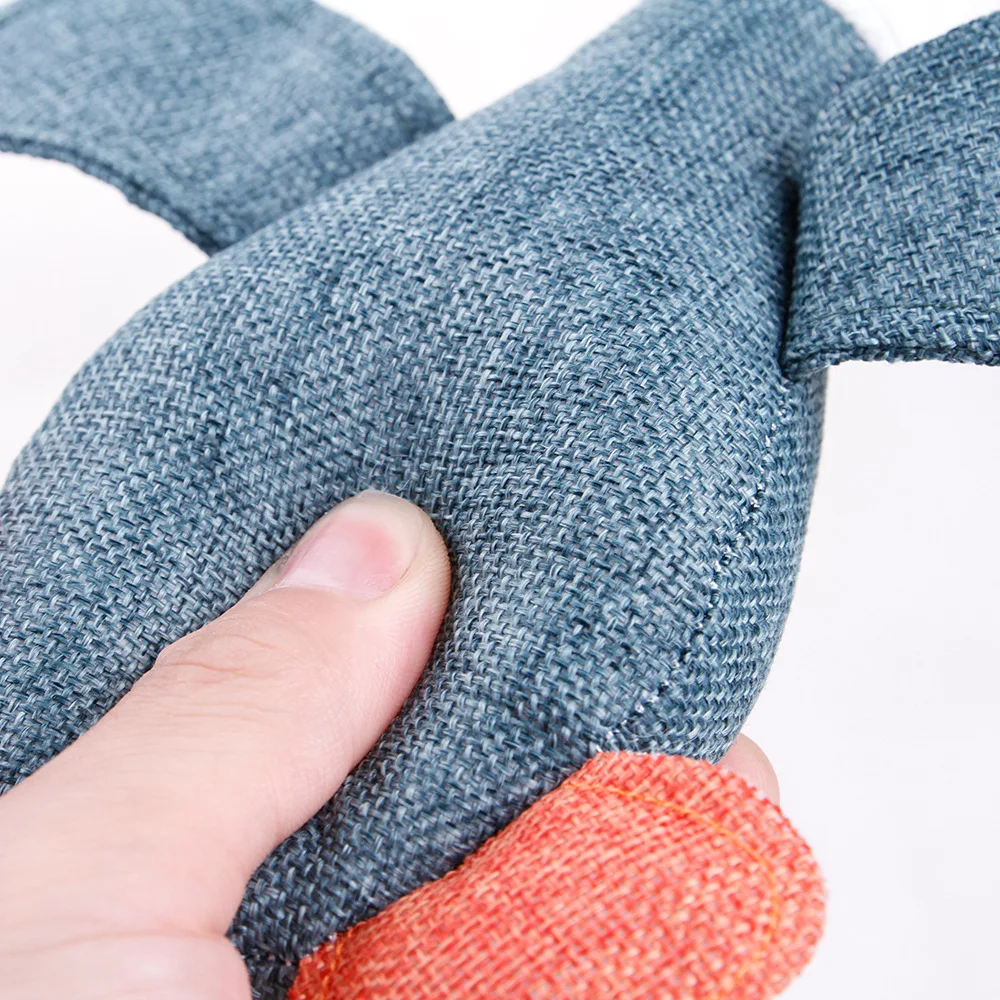 Милая игрушка для собак кошка Домашние животные пищащие игрушки льняные